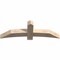 Ekena Millwork Bellingham Smooth Timber Gable Bracket, Douglas Fir, 60"W x 20"H x 5 1/2"D x 5 1/2"F, 8/12 Pitch GBW060X20X0606BEL00SDF - alternate 2